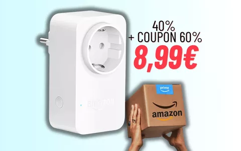 SOLO 8€ per la presa smart Amazon compatibile con Alexa: SOLO FINO A DOMANI!