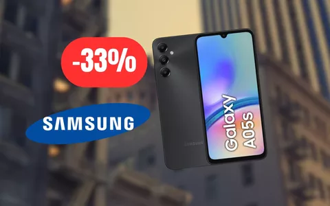 CALA A PICCO il prezzo del Samsung Galaxy A05s: SCONTATO DEL 33%