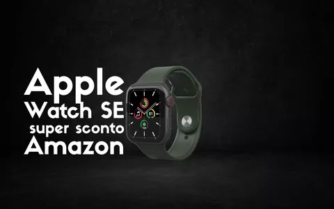 Apple Watch SE (2ª gen.) da 44 mm giù del 19% su Amazon: l'offerta che aspettavi