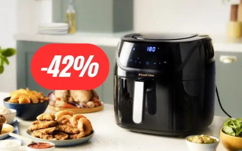 Cucina ottimi piatti con questa friggitrice ad aria al 42% di sconto