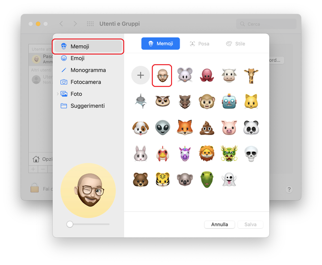 Memoji macOS