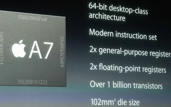 Apple A7 a 64 bit un pugno nello stomaco per Qualcomm
