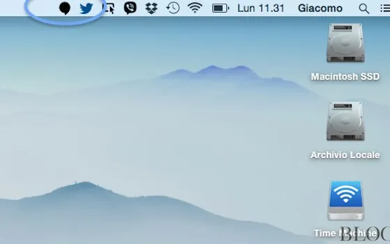 OS X, Disabilitare Google Hangouts nella Barra dei Menu