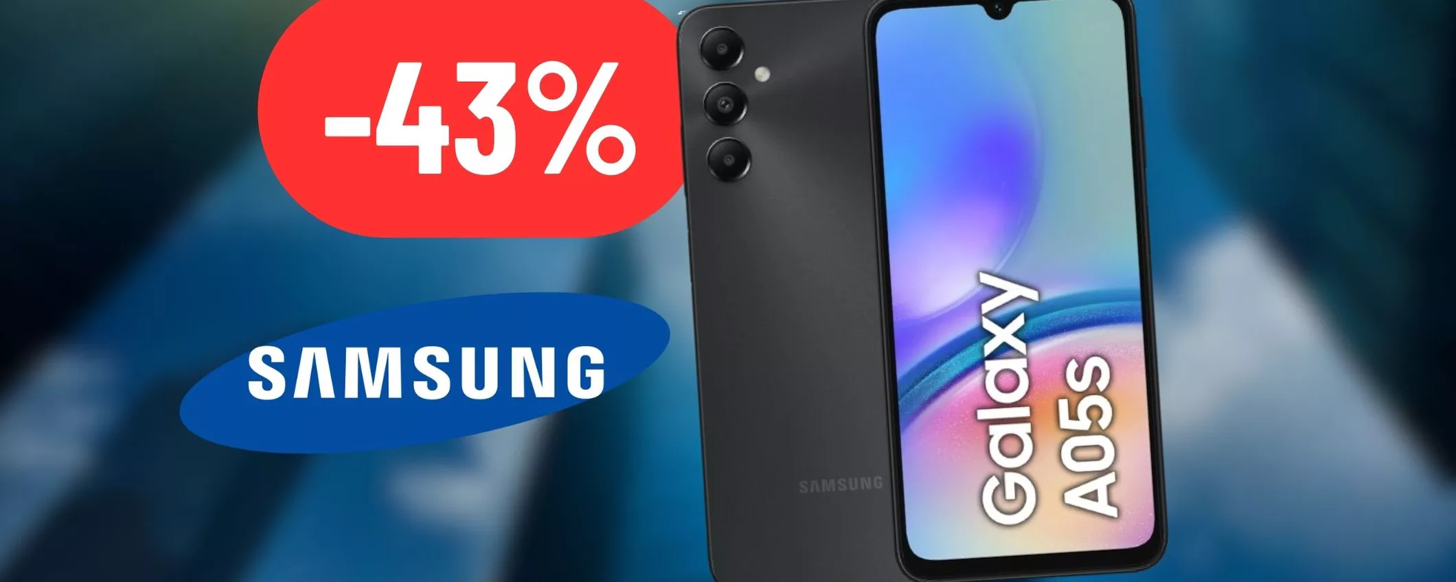 DISINTEGRATO il costo del Samsung Galaxy A05s: offerta outlet su Amazon