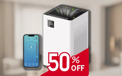 Aria secca? Purificatore d'aria con sconto ECCEZIONALE del 50% su Amazon!