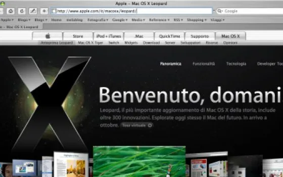 Leopard: video, sviluppatori e roadmap