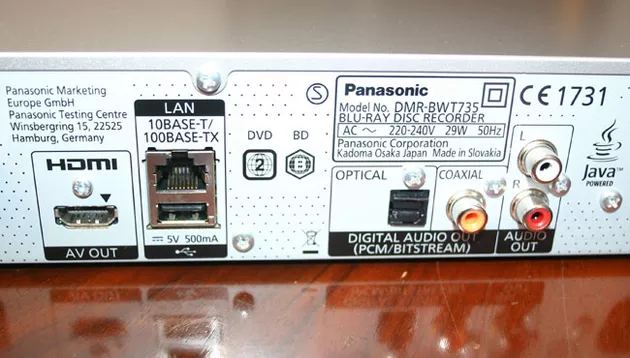 Panasonic DMR-BWT735