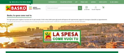 Spesa online Basko: come farla, tempi e costi