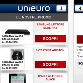 Unieuro lancia la sua App per iPhone ed Android