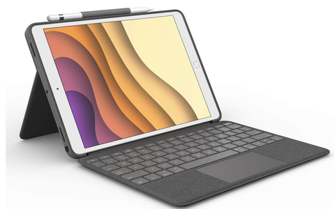 Logitech Combo Touch Custodia e Tastiera ‎per iPad Air, sconto 37€