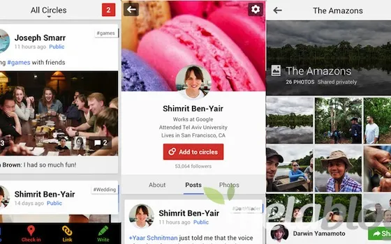 Google+ per iOS introduce correzione automatica e post interattivi