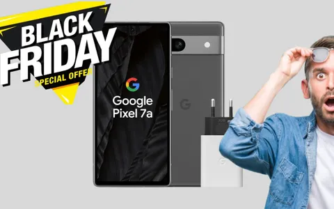 Google Pixel 7a a quasi metà prezzo: con l'offerta Black Friday risparmi 220€