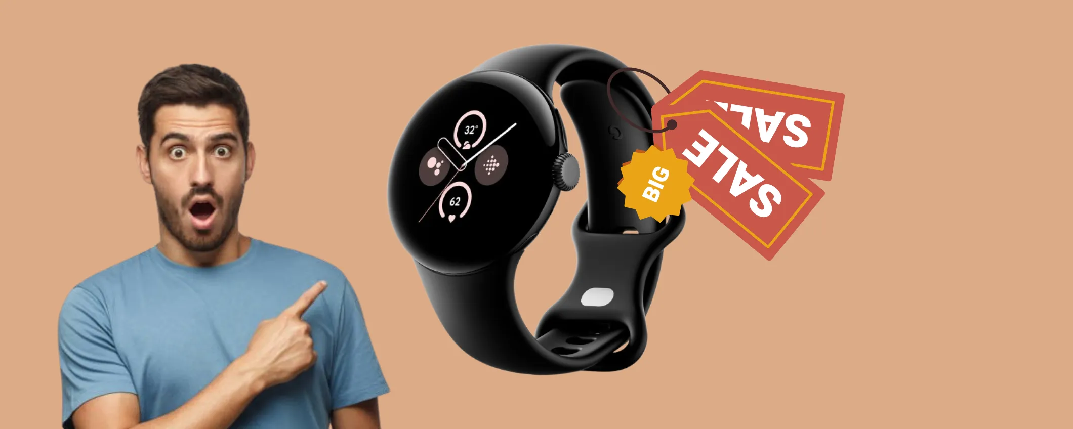 Google Pixel Watch 2 al suo prezzo minimo storico: occasione esclusiva Amazon