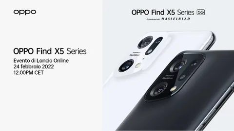 OPPO lancerà la nuova serie Find X5 il 24 febbraio
