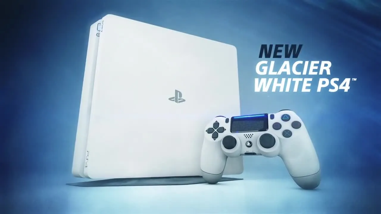 PS4 Slim e DualShock 4 in versione Glacier White