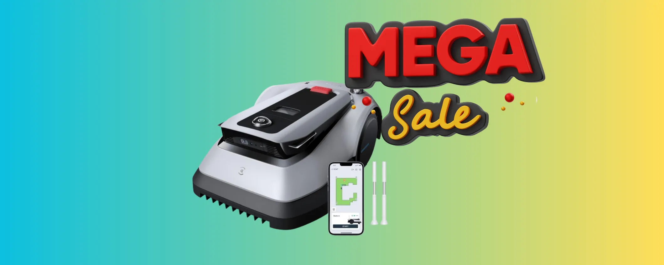 Prato impeccabile con il Robot tagliaerba ECOVACS: oggi risparmi 200€