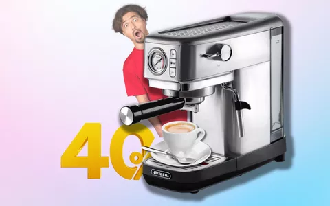 COME AL BAR: Macchina del caffè Ariete Espresso Slim al 37% in meno!