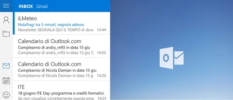Windows 10, novità per l'app Posta e Calendario