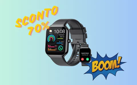 Smartwatch con 130 MODALITA' SPORT oggi SCONTATISSIMO AL 70%