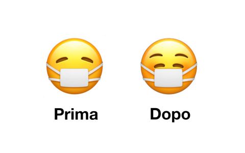 Apple mette il sorriso agli Emoji con mascherina