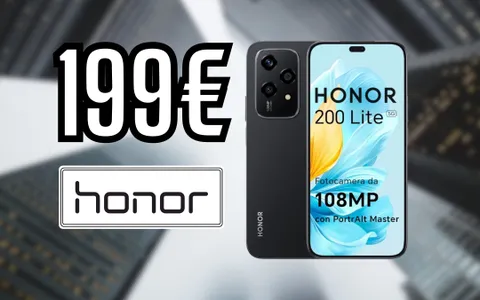 Honor 200 Lite è uno smartphone eccellente: costa meno di 200€