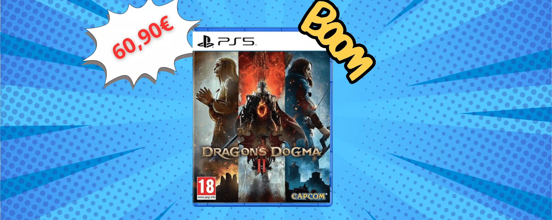 Dragon's Dogma II per PS5 ad un PREZZO BOMBA su eBay: affrettati ne restano SOLO 3 PEZZI
