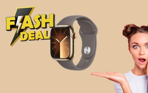 Apple Watch Series 9: con lo sconto bomba Amazon risparmi più di 210€