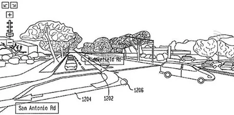 Google brevetta la realtà aumentata al volante