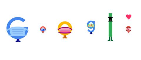 Google ci ricorda di indossare la mascherina col nuovo Doodle