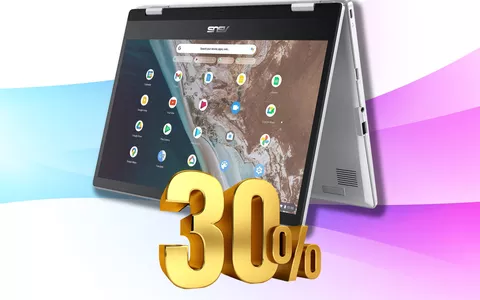 ASUS Chromebook: con il 30% applicato, lo paghi meno di 300€!