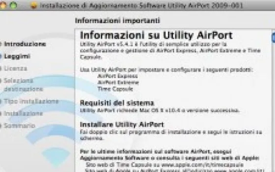 Apple aggiorna AirPort Client e AirPort Utility