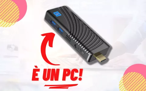 TRASFORMA LA TV IN COMPUTER: Mini PC Stick piccolissimo a 60€ in meno!