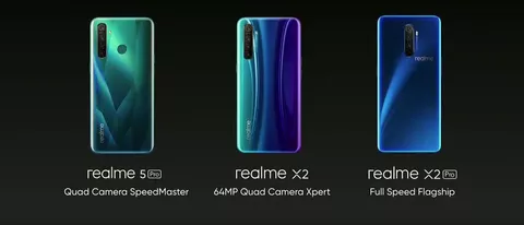 Realme X2, X2 Pro e 5 Pro arrivano in Italia