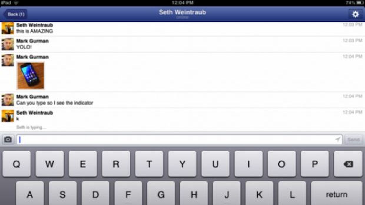 facechat on ipad facechat on ipad