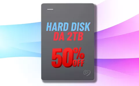 PAZZESCO: 2TB di Hard Disk a soli 55€: lo paghi la metà del prezzo!