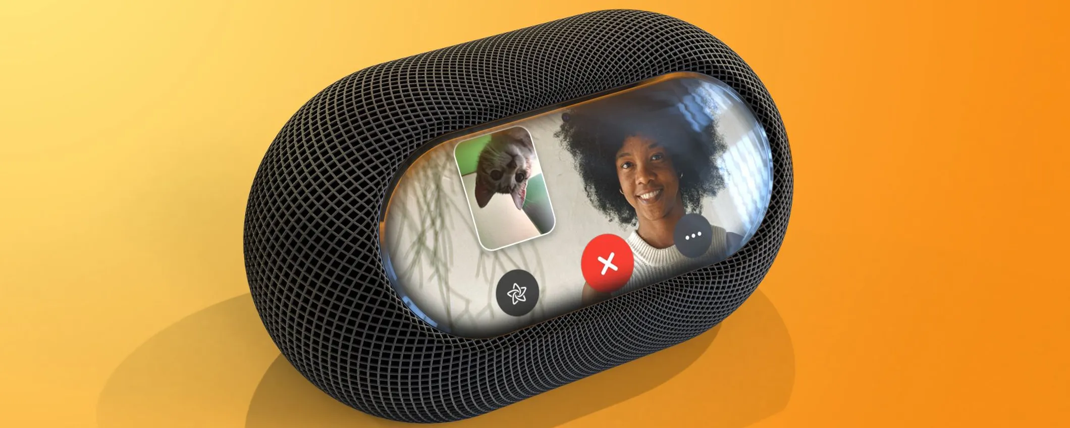 Un HomePod con display da 7