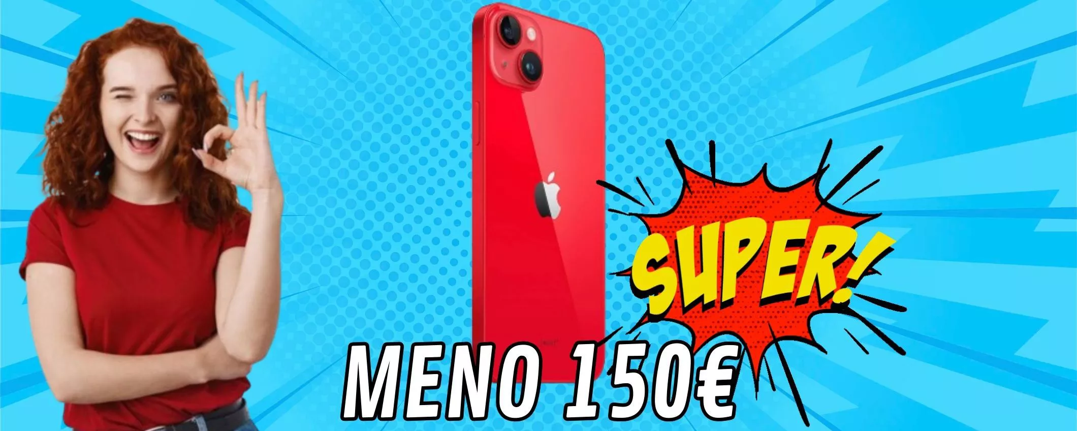 Apple iPhone 14 Plus (PRODUCT) RED: rosso è bello, lo è ancora di più con il super sconto Amazon!
