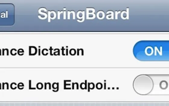 La conversione speech-to-text di Nuance in iOS 5