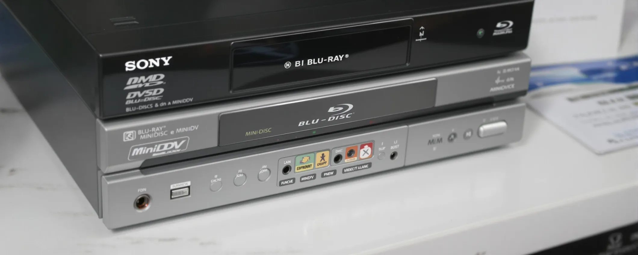 Sony annuncia la fine della produzione di Blu-ray, MiniDisc e MiniDV