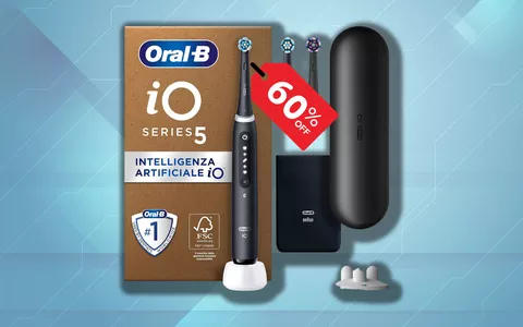 140€ DI SCONTO: Oral-B Spazzolino iO 5N oggi costa il 58% in meno!