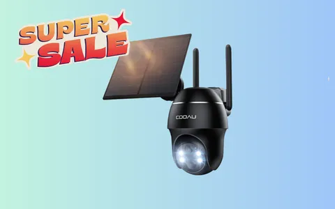 Sorveglianza smart senza Wi-Fi: telecamera da esterno con pannello solare a mini prezzo