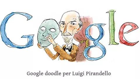 Luigi Pirandello celebrato con un Google doodle