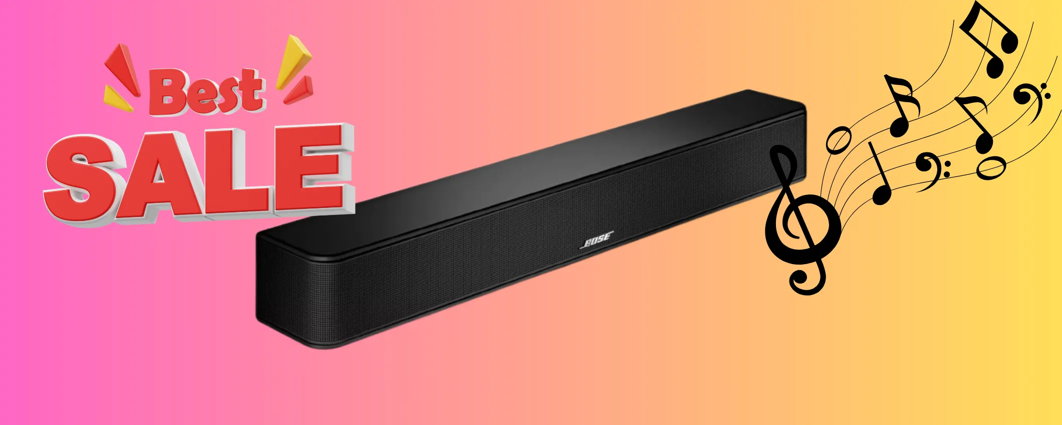 Soundbar Bose: il diffusore per TV top di gamma in sottocosto su Amazon