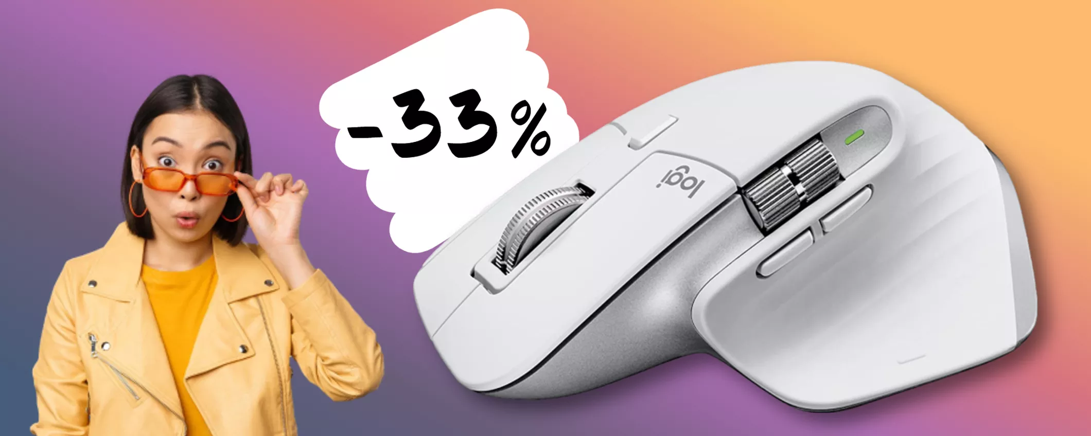 Logitech MX Master 3S, il mouse più amato dagli utenti Mac (-33%)