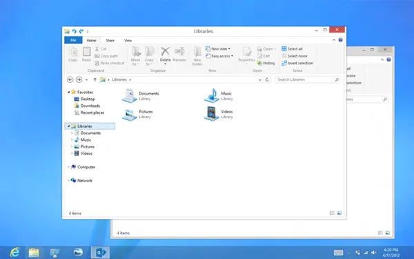 Windows 8 desktop