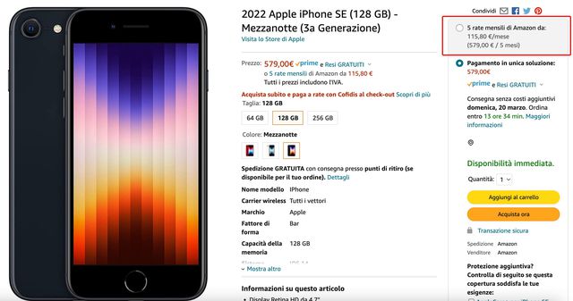iPhone SE 2022 rate