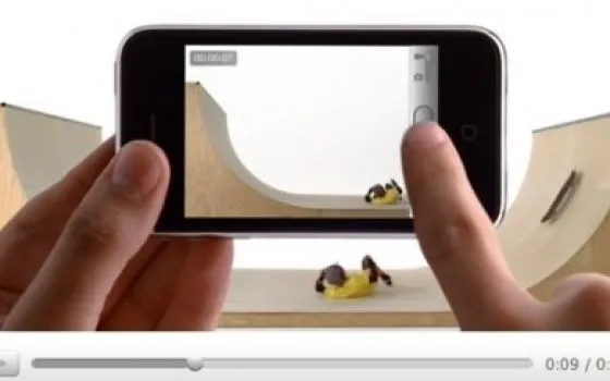 Uno spot tv per iPhone 3GS che ne esalta il video editing