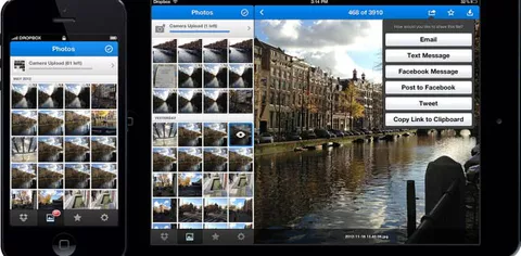 Dropbox aggiorna l'app per iPhone e iPad