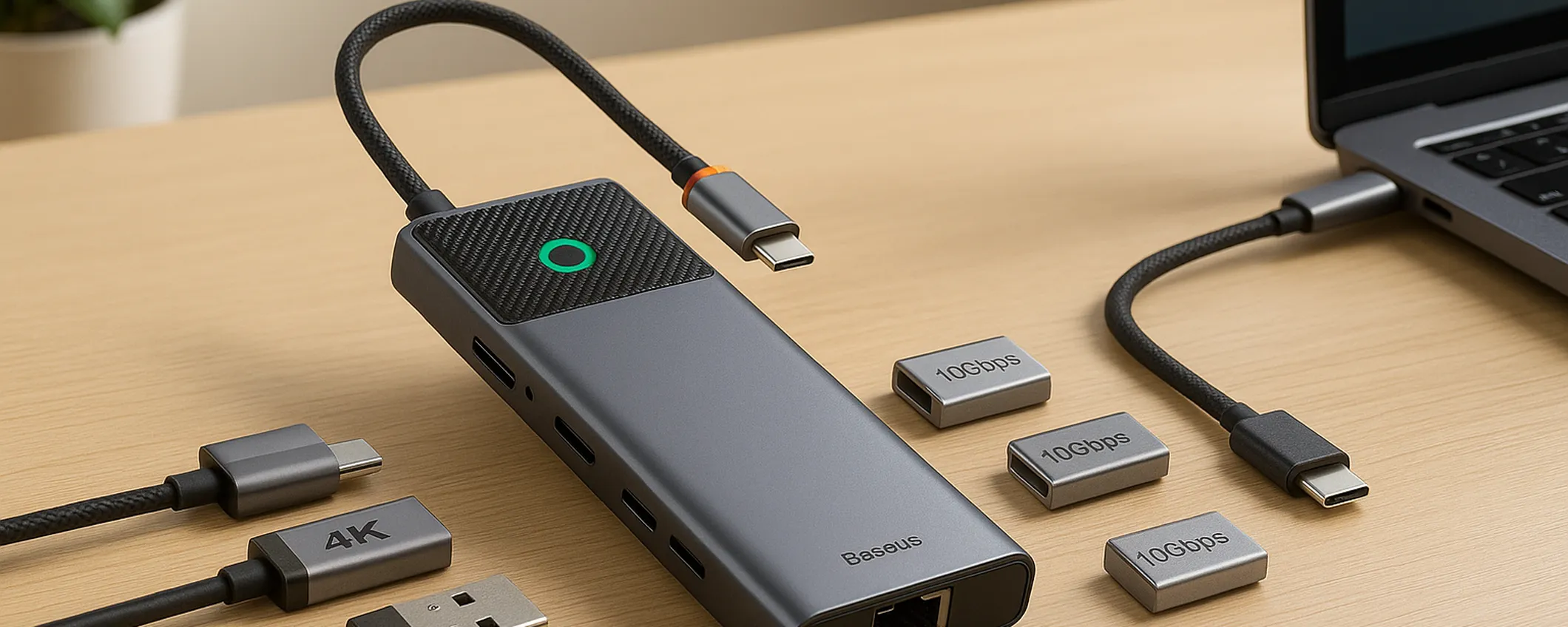 Baseus Docking Station 10 in 1: la soluzione smart per una scrivania senza limiti