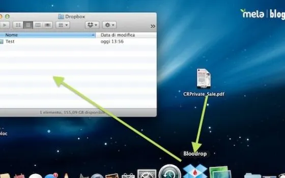 Bloodrop: condivisione pubblica al volo su Dropbox
